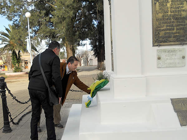 Recuerdan a los caídos en la Batalla de Cochicó