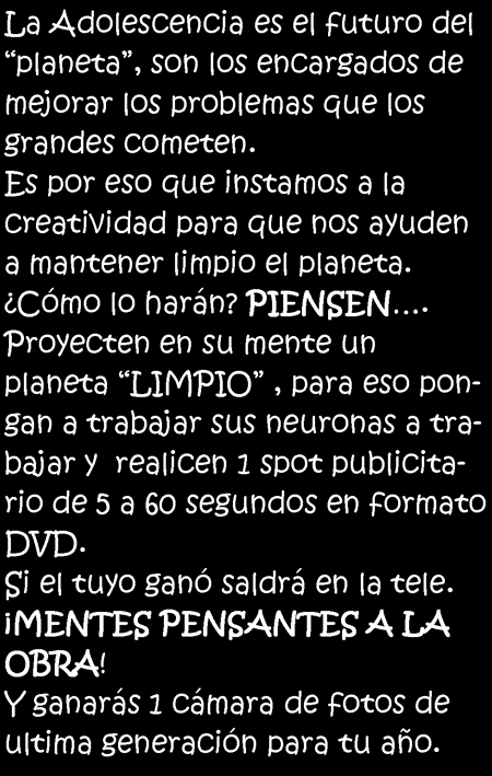 Concurso "Eco-Métrage" texto