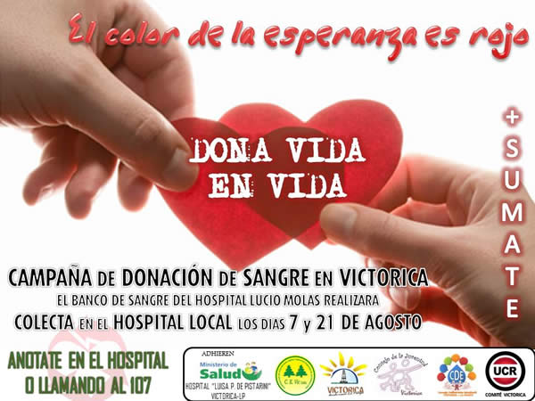 Campaña de donación de sangre