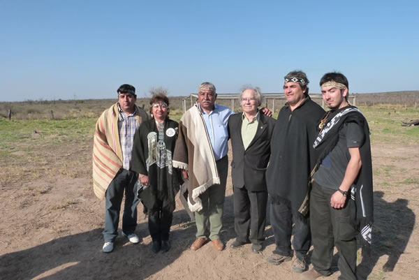 Adolfo Pérez Esquivel visita Leuvucó