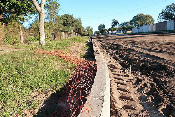 Obras de cordones, veredas, badenes y rampas de acceso