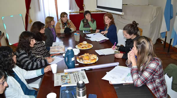 Reunión organizada por el Equipo Técnico de Violencia Familiar del Gobierno de La Pampa