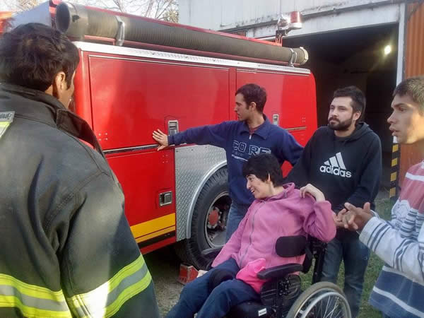 Visita al Cuartel de Bomberos Voluntarios