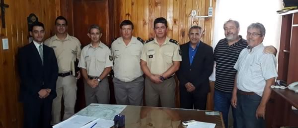 Asunción del nuevo jefe de la comisaría de Victorica