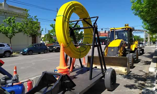 Extensión de la red de gas domiciliario en Victorica