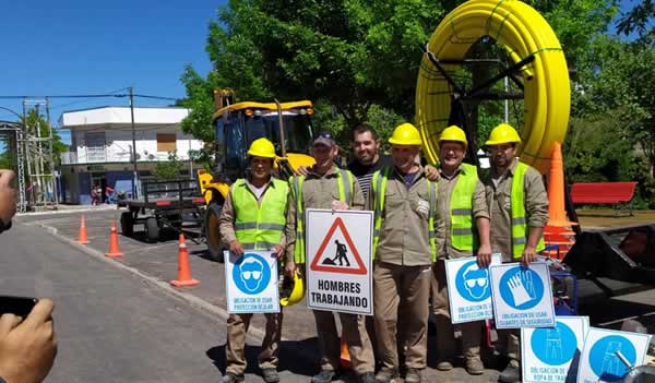 Extensión de la red de gas domiciliario en Victorica