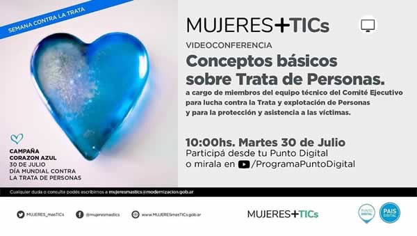 Videoconferencia sobre la Trata de Personas