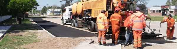 repavimentación del acceso Ruta Provincial 10